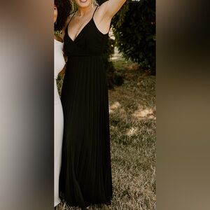 Boohoo maxi bridesmaid dress